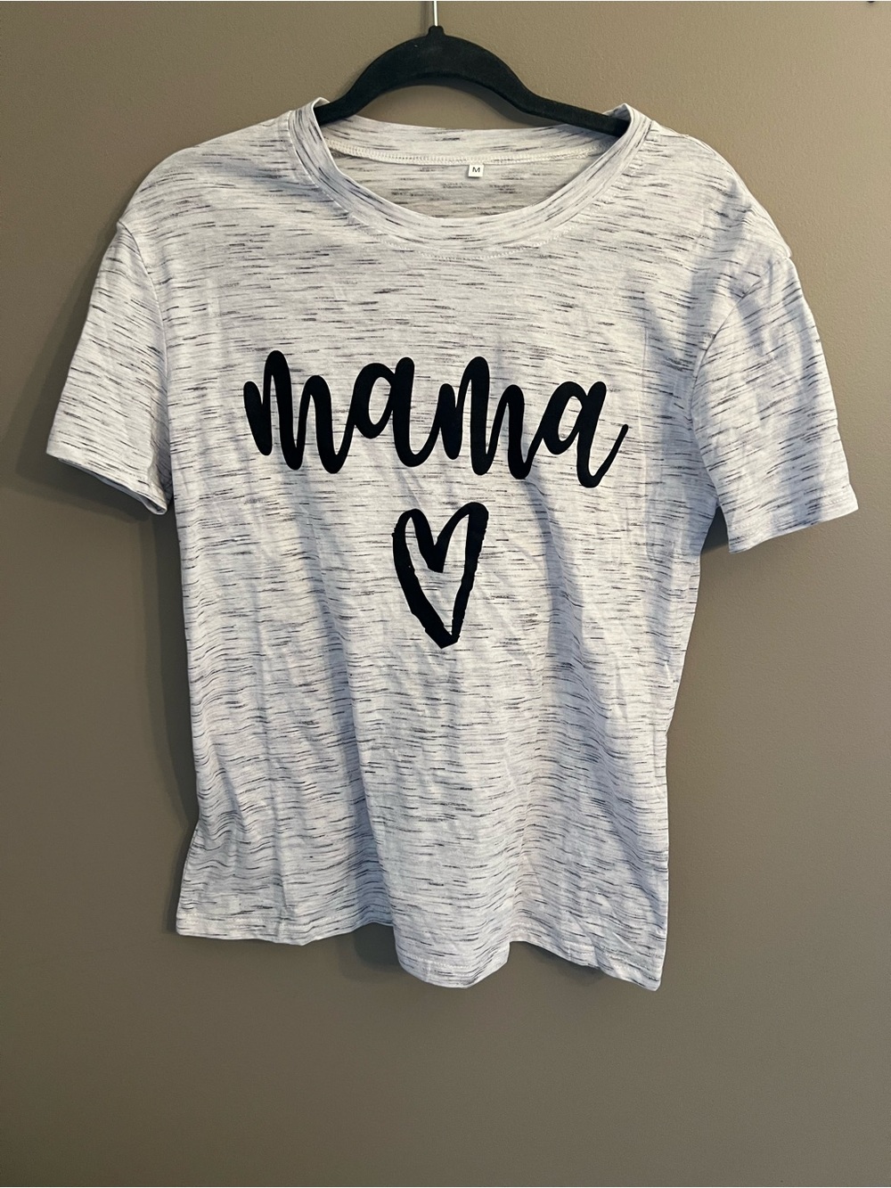 Amazon White & Black 'Mama' Graphic Short Sleeve Tee